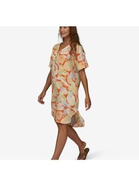 Patagonia Short Sleeved Pataloha Dress NWT Women's Sz XS Floral Hawaiian Mini